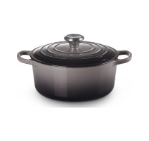 Cocotte en fonte ovale Gris graphite