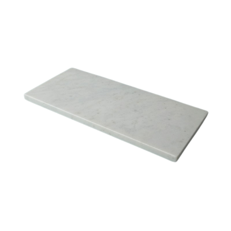 planche rectangulaire en marbre blanc, be home - be home