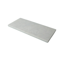 Planche rectangulaire en marbre blanc, Be Home