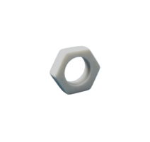Rond de serviette hexagonal en marbre blanc, Be Home