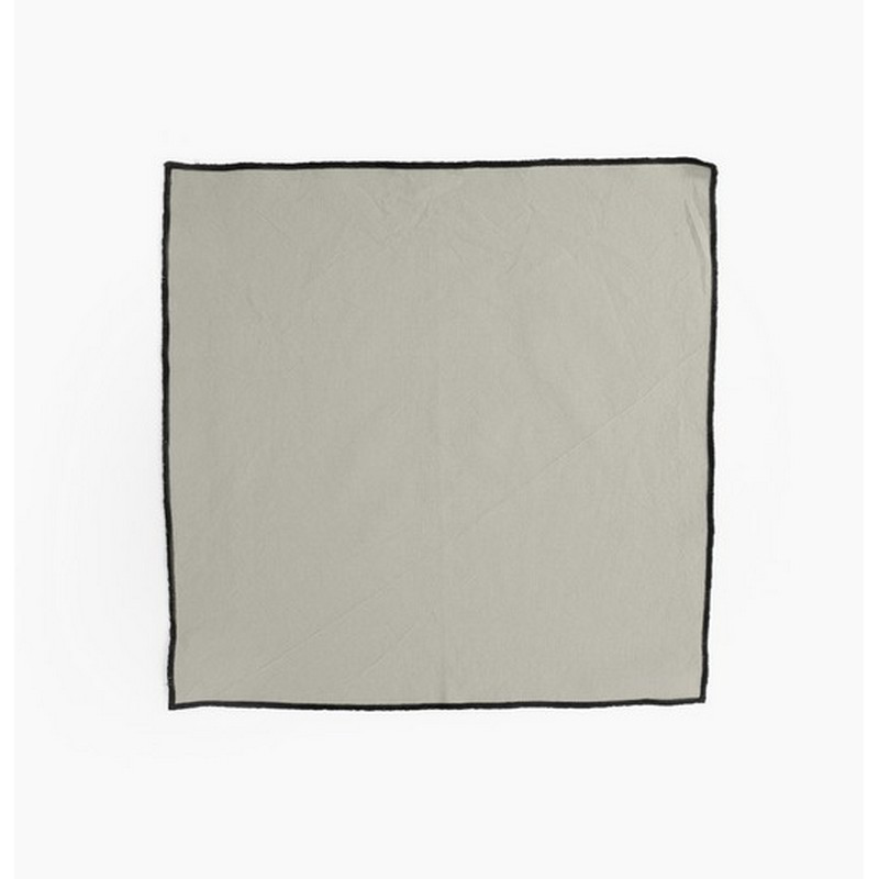 Vent du Sud - Serviette de table coton lavé Hono, Vent du Sud Naturel - Vent du Sud
