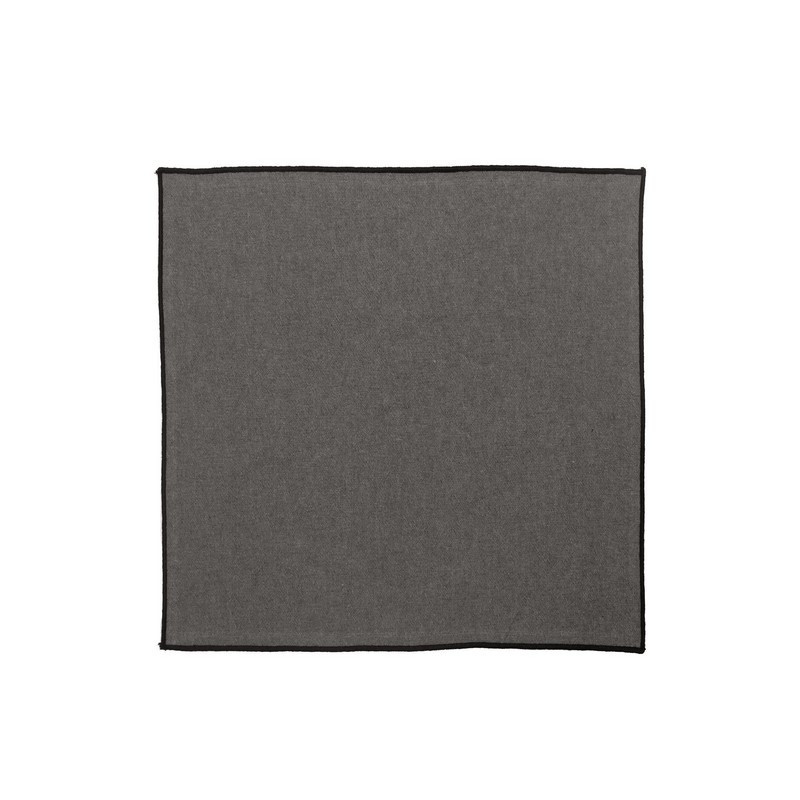 Vent du Sud - Serviette de table coton lavé Hono, Vent du Sud Granit - Vent du Sud