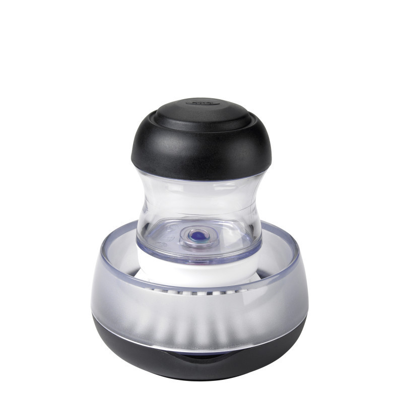 Oxo - Brosse à vaisselle ronde distributrice de savon avec support, Oxo - OXO