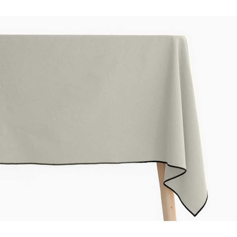 nappe coton lavé hono naturel, vent du sud 160 x 300 cm - vent du sud