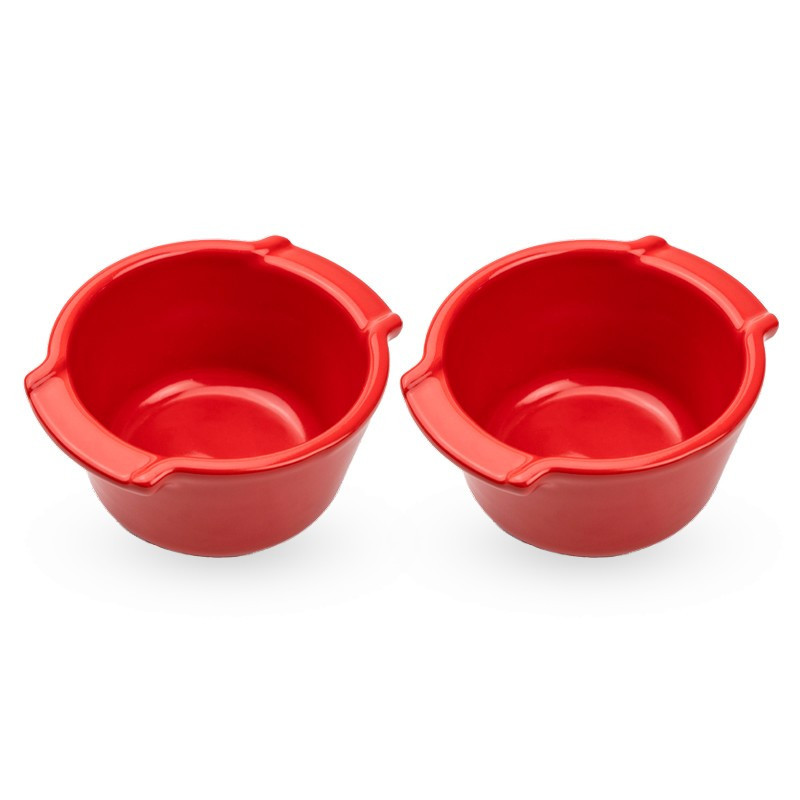 Peugeot - Duo de Ramequins en céramique Appolia 20cl, Peugeot Rouge - PEUGEOT