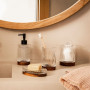 Gobelet de salle de bain en Verre et Acacia, Andrea House