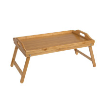 Plateau de Lit Pliable en Bois de Bambou