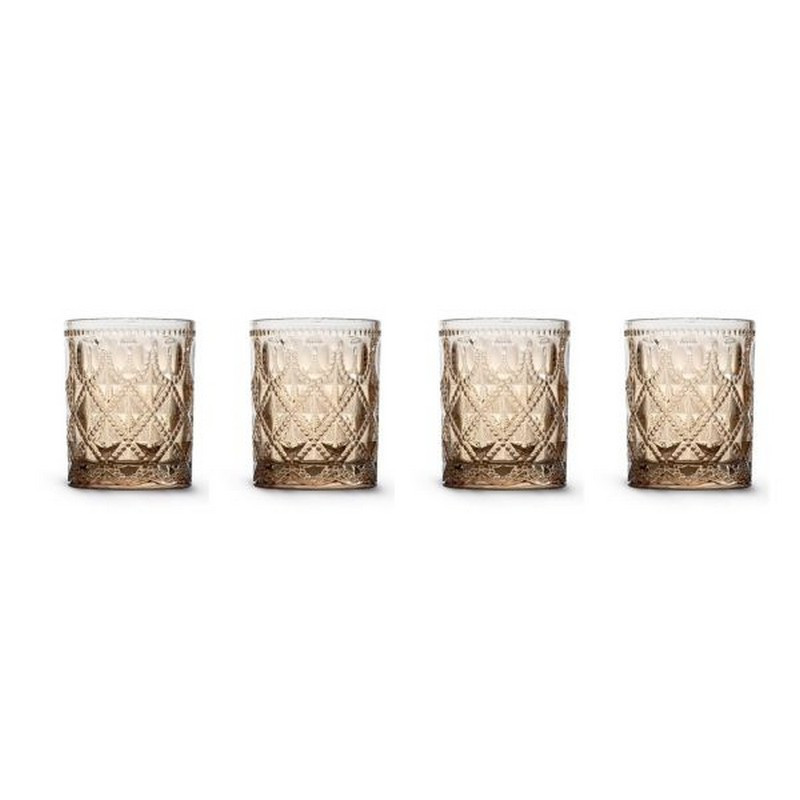 Coffret 4 verres Dubaï Ambre, WD Lifestyle - WD Lifestyle