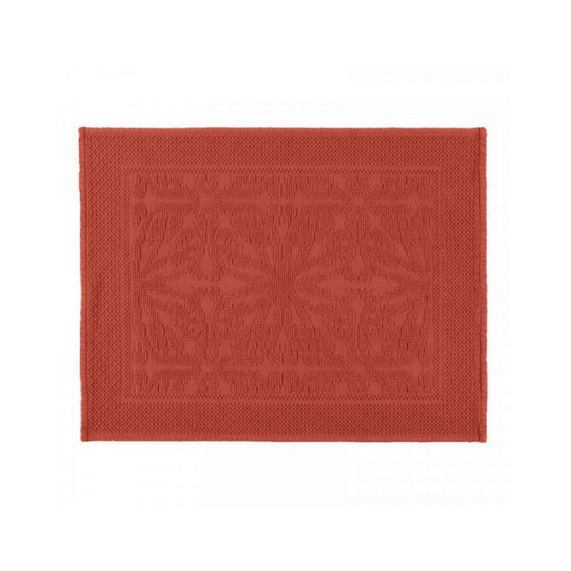 HAOMY TEXTILE - Tapis de bain Hammam, Haomy Bois de rose - HAOMY TEXTILE