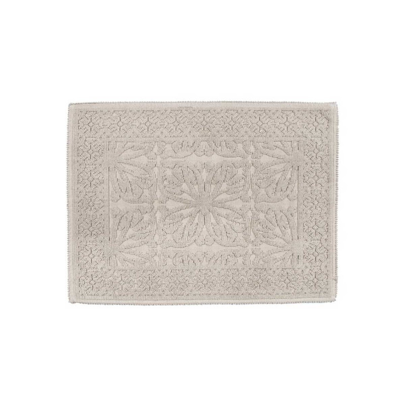 HAOMY TEXTILE - Tapis de bain Hammam, Haomy Taupe - HAOMY TEXTILE