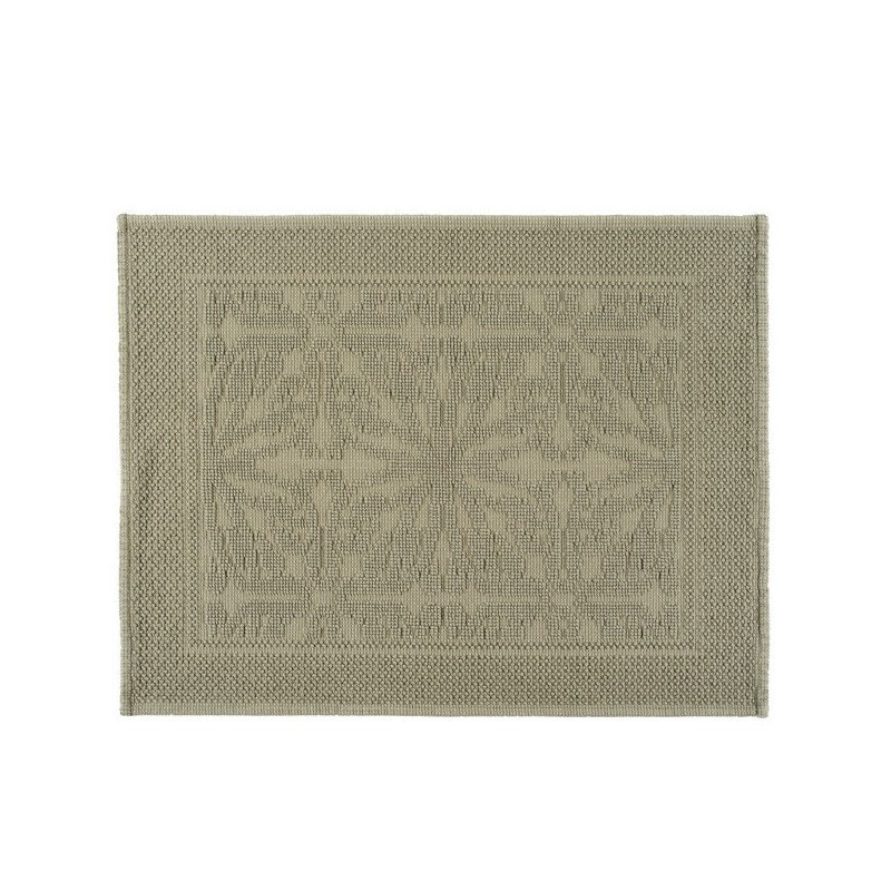 HAOMY TEXTILE - Tapis de bain Hammam, Haomy Kaki - HAOMY TEXTILE