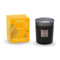 Bougie parfumée Initiale 180g Ambre, Esteban