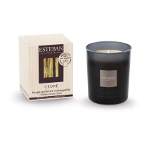 Bougie parfumée 180g Cèdre, Esteban