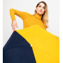 Micro-parapluie bicolore Jaune & Bleu Nuit Sidney, Anatole