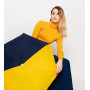 Micro-parapluie bicolore Jaune & Bleu Nuit Sidney, Anatole