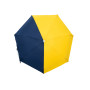 Micro-parapluie bicolore Jaune & Bleu Nuit Sidney, Anatole