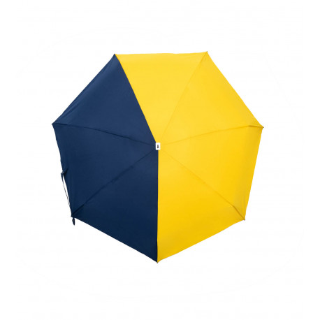 Micro-parapluie bicolore Jaune & Bleu Nuit Sidney, Anatole