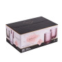 Coffret 6 gobelets 24 cl Dolce Transparent, Table Passion
