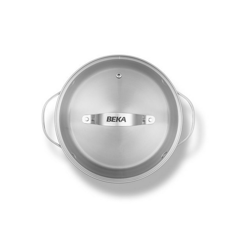 Faitout Inox 26cm Avec Couvercle En Verre - Compatible Induction, Gaz, Vitrocéramique - Idéal Pour Soupes, Pâtes Et Légumes - 4