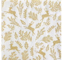 Serviettes en papier My Little Forest Or, Françoise PAVIOT