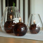 Lampe à Huile ronde Cognac, Peri Living