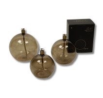 Lampe à Huile ronde Champagne, Peri Design