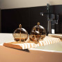 Lampe à Huile ronde Champagne, Peri Living