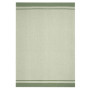 Plaid en laine recyclée Stripe Green, Biederlack