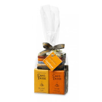 Sachet de 20 mini-tablettes de chocolat assorties, Café Tasse