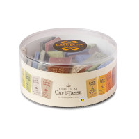Boîte Tubo de 40 mini-tablettes assorties, Café Tasse