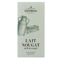 Tablette de chocolat Lait Nougat, Café Tasse