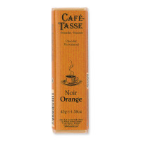 Barre de chocolat Noir Orange, Café Tasse