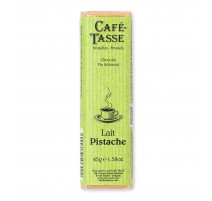 Barre de chocolat au Lait Pistache, Café Tasse