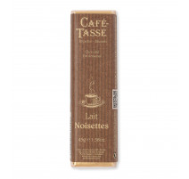 Barre de chocolat au Lait Noisette, Café Tasse