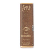 Barre de chocolat au Lait Noisette, Café Tasse