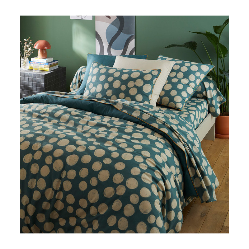 housse de couette polka, sylvie thiriez 240 x 220 cm - sylvie thiriez