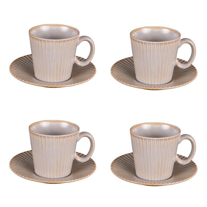 coffret 4 tasses 22 cl liv, table passion - table passion