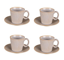 Coffret 4 tasses 22 cl Liv, Table Passion