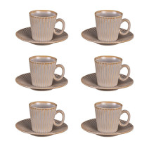 Coffret 6 tasses 9 cl Liv, Table Passion