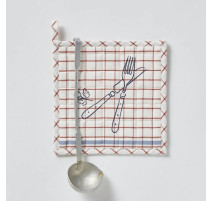 Manique de cuisine À table paprika, Sylvie Thiriez