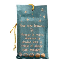 Savon Message Pensée Positive couleur Bleu Foncé, Mas du Roseau