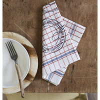 Serviette de table À table paprika, Sylvie Thiriez