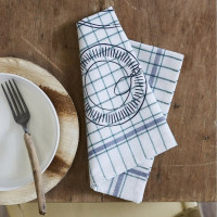 Serviette de table À table vert, Sylvie Thiriez