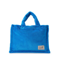 Sac Tote bag polaire Bleu électrique, Sylvie Thiriez