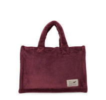 Sac Tote bag polaire Prune, Sylvie Thiriez