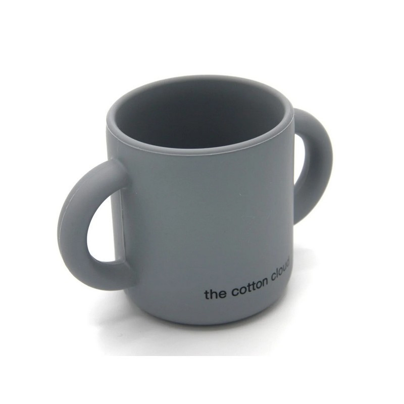 The Cotton Cloud - Gobelet en silicone, The Cotton Cloud Grey - The Cotton Cloud