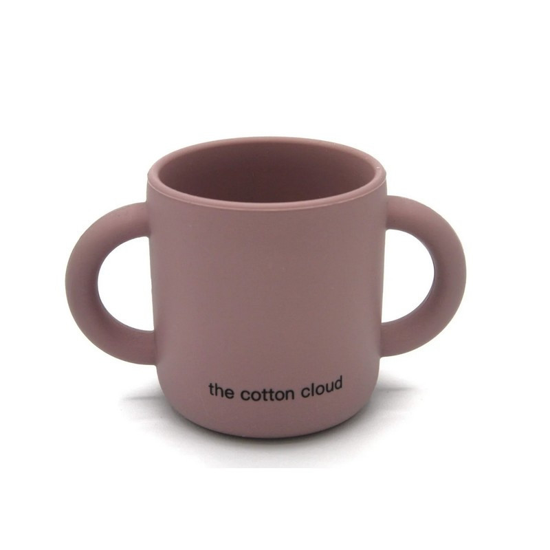 The Cotton Cloud - Gobelet en silicone, The Cotton Cloud Dust Pink - The Cotton Cloud