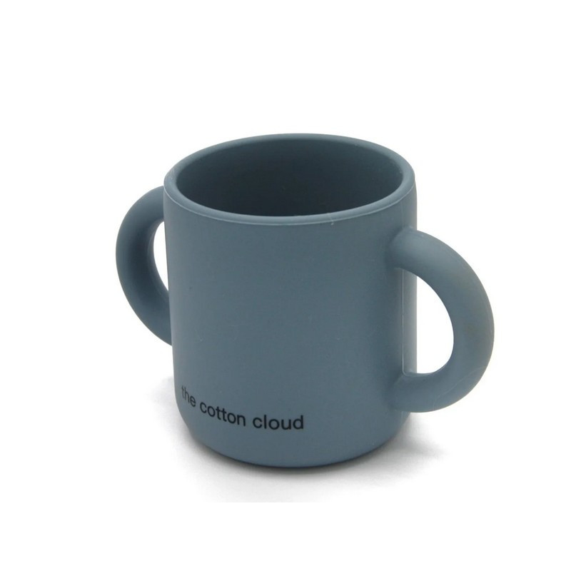 The Cotton Cloud - Gobelet en silicone, The Cotton Cloud Smokey Blue - The Cotton Cloud