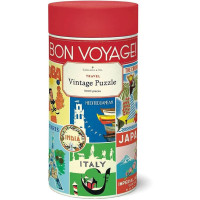 Puzzle 1000 pièces Voyage, Cavallini & Co