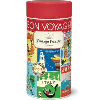 Puzzle 1000 pièces Voyage, Cavallini & Co